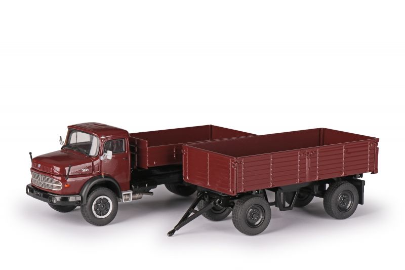MERCEDES-BENZ LAK 1624 Dump truck 2-axle with additional dump trailer 2-axle