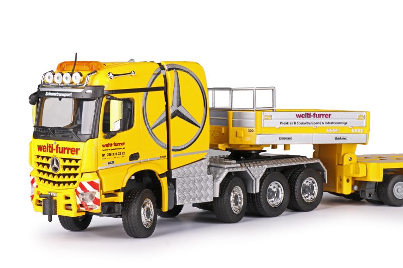 MERCEDES-BENZ Arocs SLT Arocs 8x6 Heavy duty tractor with Goldhofer THP/SL-heavey duty trailer